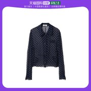 99新未使用香港直邮Miu Miu 波点长袖衬衫 MK180713R3S232