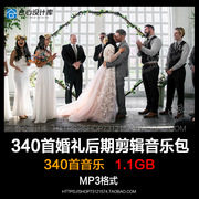 340首婚礼婚庆视频，后期剪辑现场bgm歌曲背景音乐素材