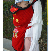 云南贵州背小孩老式传统绣花宝宝背带，婴儿背巾背袋春夏秋冬四季款