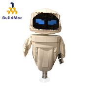 buildmoc拼装积木玩具机器人，总动员瓦力恋人，伊娃飞行探测机器人