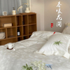 刘大姐刺绣100%纯棉床单被套1.5m1.8米四件套中国风贡缎床上用品