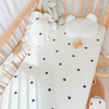 婴儿床床笠纯棉透气INS北欧宝宝床单床垫套新生儿床上用品可定制