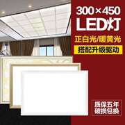 天花板灯300X450集成吊顶LED平板灯 嵌入式厨房灯 厨卫灯30X45 矿