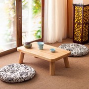 仿古日式飘窗桌炕桌几实木榻榻米桌窗台床上方桌小茶几国学桌