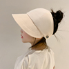 儿童防晒帽2023女童夏季薄款透气防紫外线遮阳帽可折叠upf50+