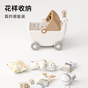儿童摇篮购物车小零食，收纳盒大容量宝宝，玩具收纳箱过家家手推车