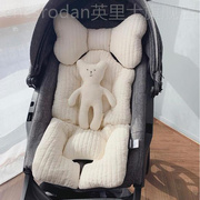 ins韩风婴儿推车坐垫宝宝餐椅棉垫安全座椅加厚垫子全棉四季通用