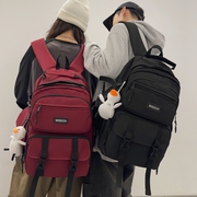 书包女生初中生大容量韩版双肩背包男士潮牌高中生的学生休闲背包