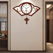 汉时钟表新中式复古客厅装饰挂钟，传统老式挂表实木摇摆时钟hp05