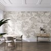 复古简欧轻奢热带雨林壁纸抽象艺术壁纸法式客厅卧室背景墙3d壁布