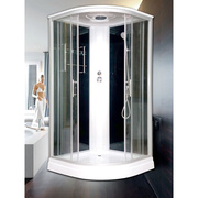 弧扇型一体式整体淋浴房整体房蒸汽淋雨浴室简易小户型洗澡间90x9