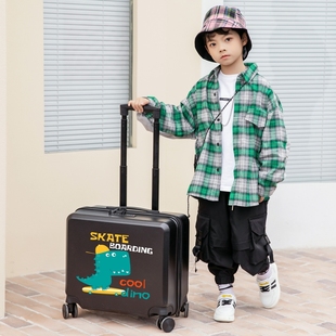 TOCHI/途智儿童拉杆箱女可爱卡通行李箱男可坐骑旅行箱19寸登机箱