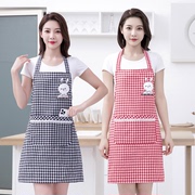 2023围裙家用厨房做饭洋气韩版女时尚无袖棉布，工作围腰秋冬