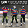 成人嘻哈hiphop街舞表演服曳步舞潮服套装啦啦队女团爵士舞演出服