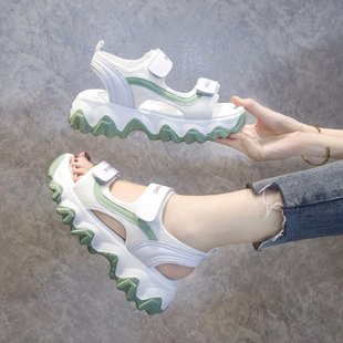女孩凉鞋202410韩版公主鞋12夏季露趾13初，中学生大童女童15岁