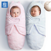 婴儿抱被新生儿秋冬加厚款，外出小包被初生宝宝，防惊跳襁褓两用睡袋