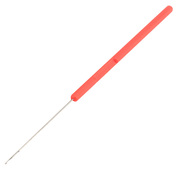 极速红色细头带舌钩针编织工具塑料柄小钩毛衣毛线针细长舌头勾针