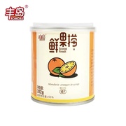 丰岛鲜果捞糖水黄桃312g*12瓶橘子罐头新鲜桔子水果罐头休闲零食