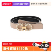 自营Ferragamo菲拉格慕女士不可裁剪双面皮带腰带2.5cm230205