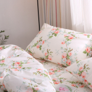 春来玫瑰 100全纯棉床单单件被套枕套单双人床上1.51.82.0米大花