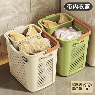 艾仕可脏衣篓家用宿舍厕所大容量，杂物放脏衣服收纳筐桶洗衣篮神器