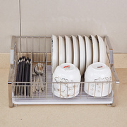 304不锈钢碗碟架单层碗盘架沥水篮架筷子筒架送接水盘碗架