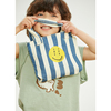 octopusmi帆布包条纹海军风，购物便携手提袋小学生包包儿童拎包