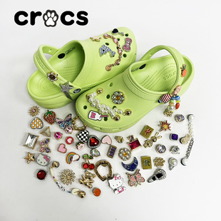 crocs洞洞鞋金属鞋花卡骆驰鞋上装饰品鞋配件DIY创意搭配水钻
