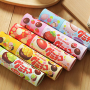 明治meiji巧克力青提草莓，橡皮糖水果巧克力零食旅行小罐装