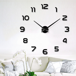 现代简约超大挂钟客厅创意艺术，时钟家用diy个性时尚静音钟表挂表