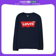 香港直邮潮奢levi's女童，蝙蝠袖长袖t恤童装