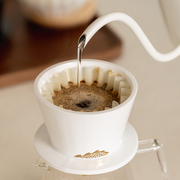 泰摩冰瞳b75陶瓷滤杯手冲咖啡，金龙杯蛋糕平底滤杯家用咖啡器具