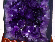 聚宝盆紫晶洞家居摆件14钱紫晶块乌拉紫水晶洞玛瑙圭原石天然袋子