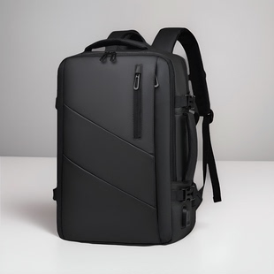 男士背包双肩包可扩容大容量，商务出差旅行李，包15.6寸笔记本电脑包