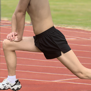 专业马拉松体育生田径短裤三分裤，跑步短裤男运动健身训练速干短裤