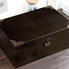 实木带锁小木盒复古盒子大储物箱收纳盒收藏木盒子木质木盒大仿古
