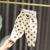 1-5岁女宝宝波点休闲裤2女童，秋季韩版女婴儿，洋气束腰修型裤子