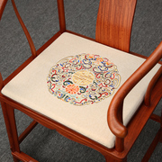 中式红木椅子坐垫实木，家具沙发太师圈椅官帽茶餐座椅垫子海绵防滑