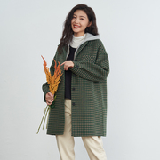 ugiz23年冬季韩版女装，休闲假两件直筒型大衣商场同款udhg911