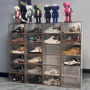 塑料鞋盒收纳盒，透明鞋柜折叠鞋架装鞋子，收纳神器抽屉式省空间
