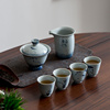 中式仿古手绘青花茶具套装 清新家用办公泡茶功夫茶具小套组