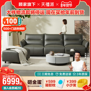 天禧派客厅沙发2023小户型欧式沙发顾家现代简约1017