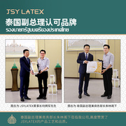 jsylatex泰国天然乳胶枕头口，护颈椎记忆按摩防螨成人面包枕加长