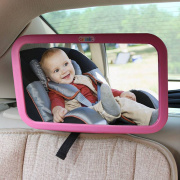 汽车安全座椅车内反光镜婴儿童宝宝识别观察镜提篮反向安装后视w
