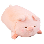可爱猪玩偶毛绒玩具趴趴猪抱枕，女生睡觉床上陪睡公仔超软娃娃礼物
