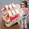 巴拉巴拉韩系女童凉鞋夏款2024儿童运动沙滩鞋中大童女孩休闲