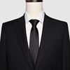「forevernow」男士领带，结婚新郎婚礼正装纯色，8cm黑色衬衫商务男