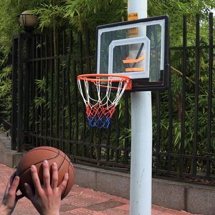 儿童升降篮球架室外绑柱子家用投篮玩具幼儿园移动篮球框投标准球