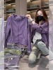 紫色防晒衣女夏季薄款2024空调开衫小个子连帽冲锋衣外套上衣