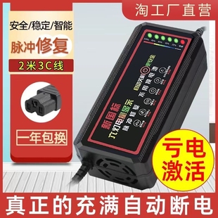 电动车电瓶充电器48v12ah60v20a72v爱玛雅迪石墨，烯通用电单车